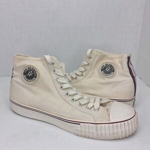 PF Flyers Sandlot Canvas Hi Top Men's 10 cream natural